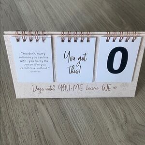 Wedding Countdown Calendar